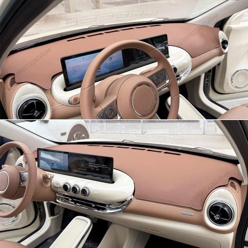 Fit For Wuling Bingo Binguo EV Car Interior Sunshade Anti-UV Modified Dashboard Leather Anti-glare Mat Protective Pad durable