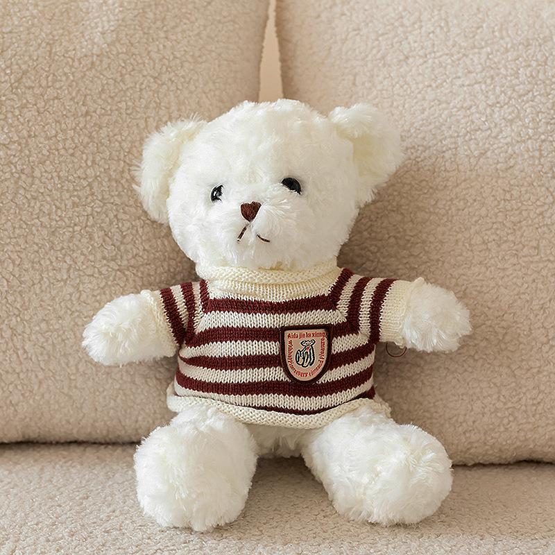 Plush Toy Teddy Bear Doll Sweater Bear Doll Birthday Gift Plush Doll Stall