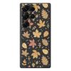 For Samsung Galaxy S25 Ultra Case Leaves Pattern Printing Straight Edge TPU Phone Back Cover