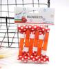 6 Pz/Confezione Fischietto Srotolabile con Nastro di Pioggia a Pois Colorati per Decorazioni Forniture Festa di Compleanno Bambini Giocattoli Regalo