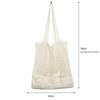Fashion Women Shoulder Handbags Hollow Out Knitted Shopping Bags Large Capacity Handbags Totes for Daily Leisure Shopping Travel