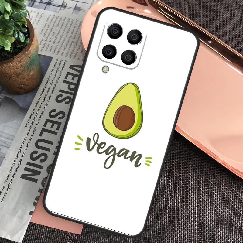 LOVE VEGGIE Vegetarian VEGAN For Samsung Galaxy M34 M54 M14 M53 M33 M13 M12 M32 M52 M20 M15 M55 M21 M51 M30s M31s Case