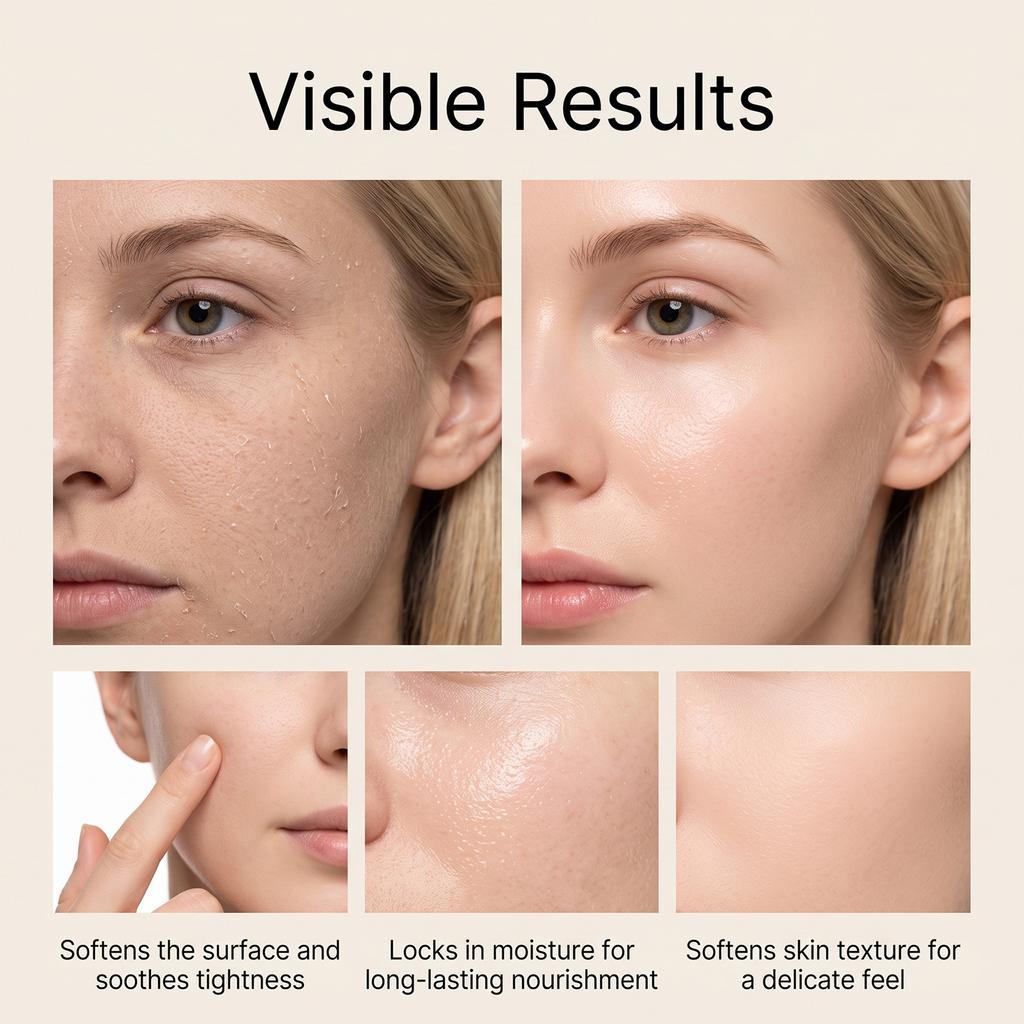 Rinderfett Honig Creme Intensive Feuchtigkeitssperre Schutzbarriere Gesichts Körpercreme Verbessert Elastizität Weiche Haut