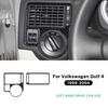 For Volkswagen VW Golf 4 Jetta Bora MK4 R32 GTI 1999-2004 Car Dashboard Panel Air Condition Outlet Headlight Carbon Fiber Trim