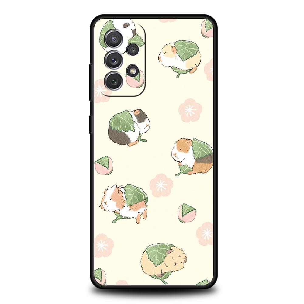 Animal Guinea Pig Cavy Cute Phone Case For Samsung A15 A13 A51 A71 A41 A31 A21S A03S A05 A35 A55 A23 A25 A33 A53 A73 5G Cover