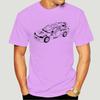 Summer T-shirt Tops Rally Car Print Casual Short Sleeve Tee Shirt Round Neck Loose Pullover Tops Fashion Street Sweatshirt