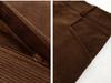 2024 Spring/Summer Retro Corduroy High-Waisted A-Line Midi Mini Hip Wrap Skirt for Women