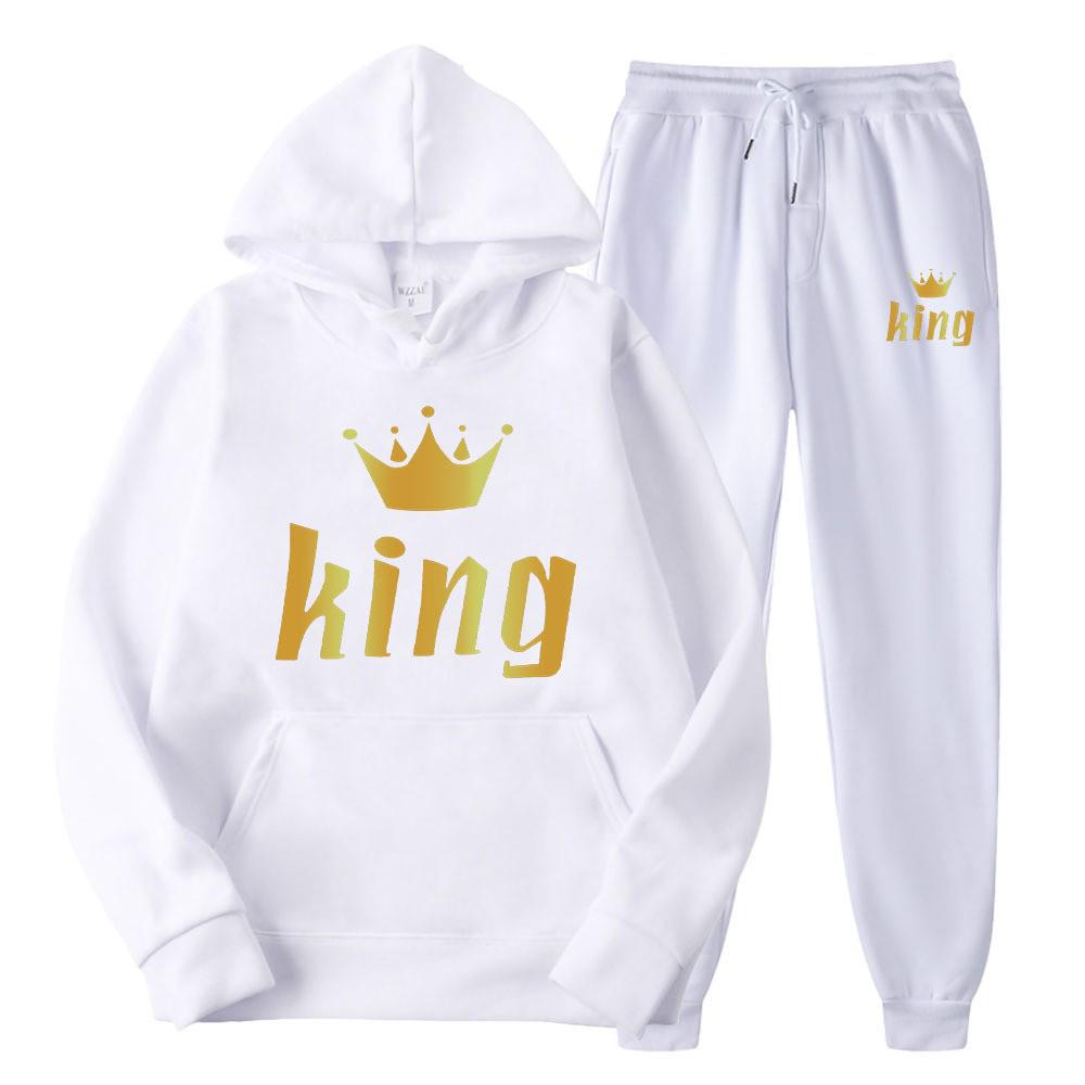 Europäisch-amerikanischer gefütterter Herren- & Damen-Herbst-Winter-Trainingsanzug