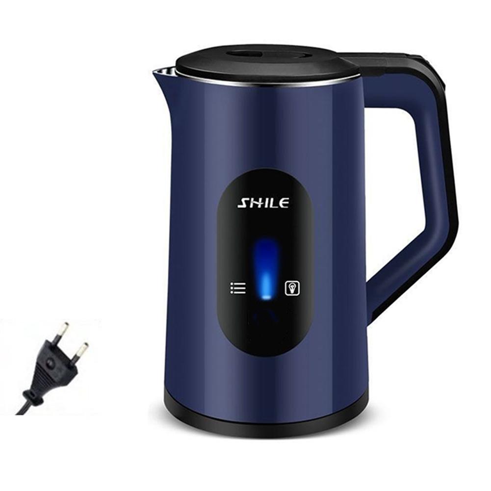 

3L Stainless Steel Electric Large Tea Kettle Auto-Shutoff Thermal Water Kettle 1500W Fast Boil Boil Water Pot Home Kitchen Tool озеро синий