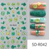 Nail Art Stickers Romantic Valentine's Day Mini Colorful Heart Embossed Three-dimensional Adhesive Nail Stickers