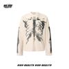 GLFS Skelett Röntgenbild Druck Unisex Hoodie Langarm T-Shirt, Herbst/Winter Kollektion