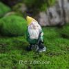 Nordic Style Resin Mini Figurines Set - Gnome Mushroom Frog Terrarium Decor Desktop Garden Ornament