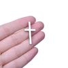3pcs Cross Pendant Stainless Steel Charms For Jewelry Making Necklace Anklets Handmade Glossy Crosses Accessories Earrings Charm