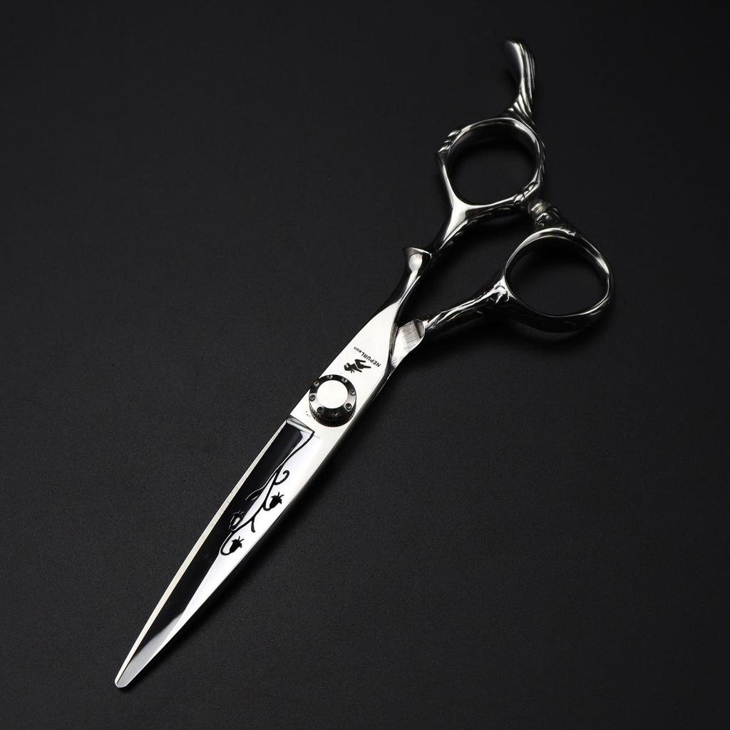 6.0 Inch Nimpson, Hair Scissors, Hair Scissors, Flat Scissors, Bangs Scissors, Tooth Scissors, Thinned, Knife Head Engraving