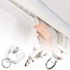 Ceiling Curtain Rail Track Glider Sliding Curtain Track Hook Drapery Rail Roller Carrier Shower Curtain Pulley Window Accessory