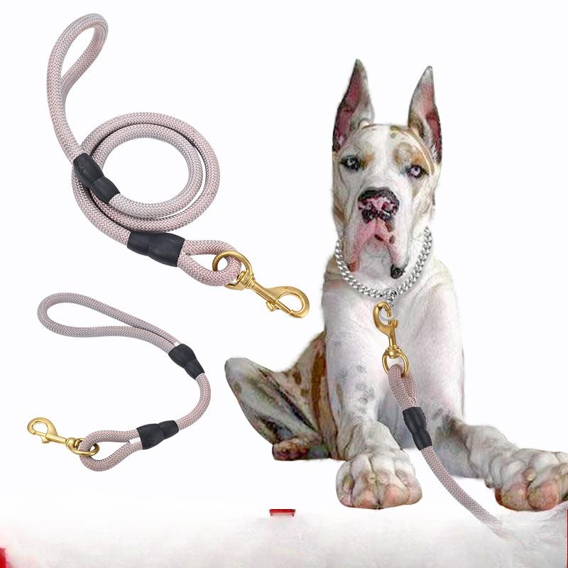 

Massive Dog Leash Dog Leash Pet Supplies Copper Buckle Leash Multiple Lengths