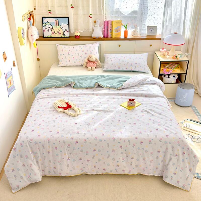 Yongrong A-Class Double Gauze Washed Cotton Summer Quilt 150*200cm