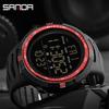 Sanda Luminous Waterproof Sport Wristwatch - Fashionable, Simple, Versatile, and Perfect for Students.