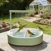 Bird Bath Parakeet Bath with System Splash Circulating Shower Guard Adjustable Flow Parrot Bath