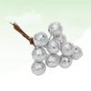 10Pcs 1.5cm Shiny Lifelike Artificial Berries Christmas Fruit Decor for Kitchen Counter Showcase Vase Bakery Display Party
