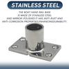 22mm 25mm 30mm 32mm 90 Degree Square Handrail Rail Bases Marine Boat Yacht Rail Mounting Brackets 316 Stainless Steel