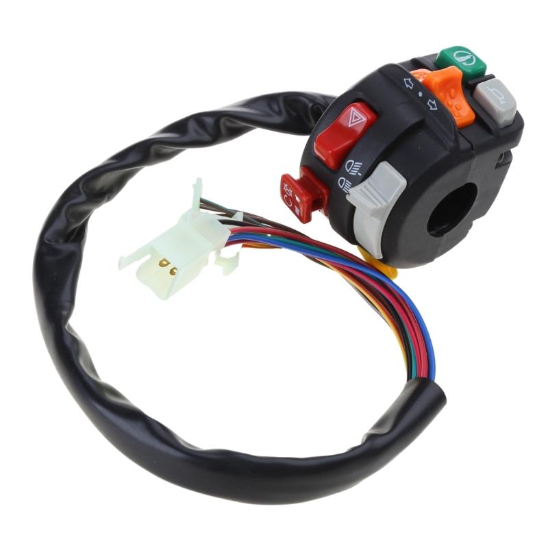 Motorcycle Handlebar Switches Motorbike Handlebar Control Switches Start Turn Signal Horn Switches Button for NMAX155