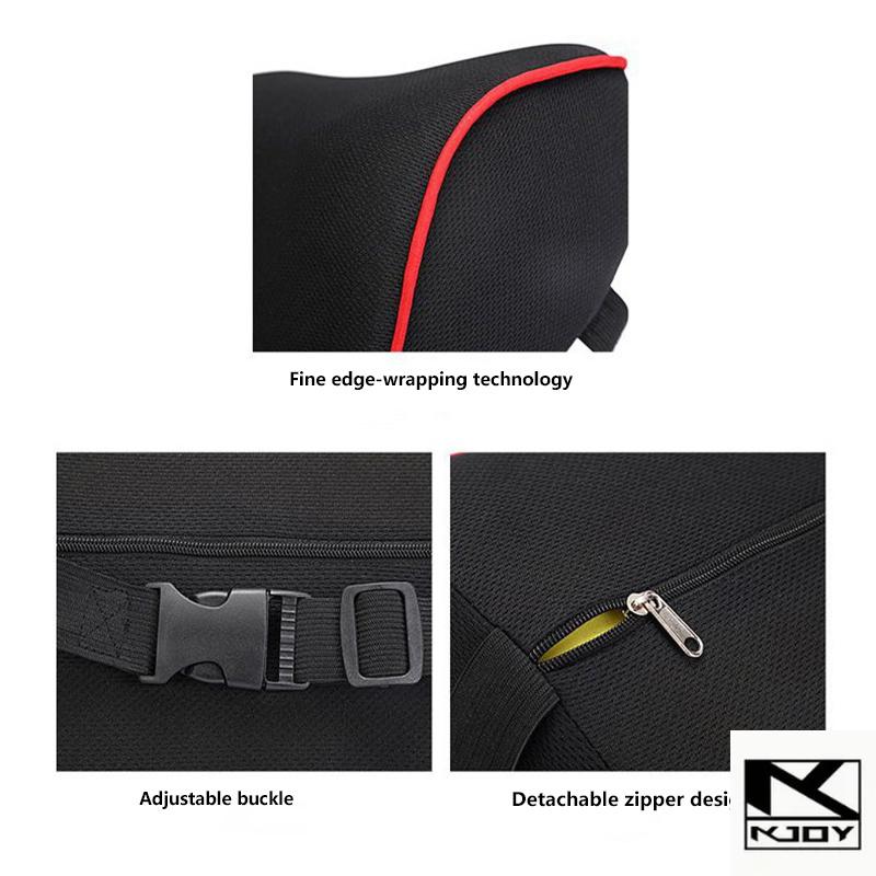 kkjoy Memory Foam Neck Support Pillow Universal Car Headrest used for driving comfort