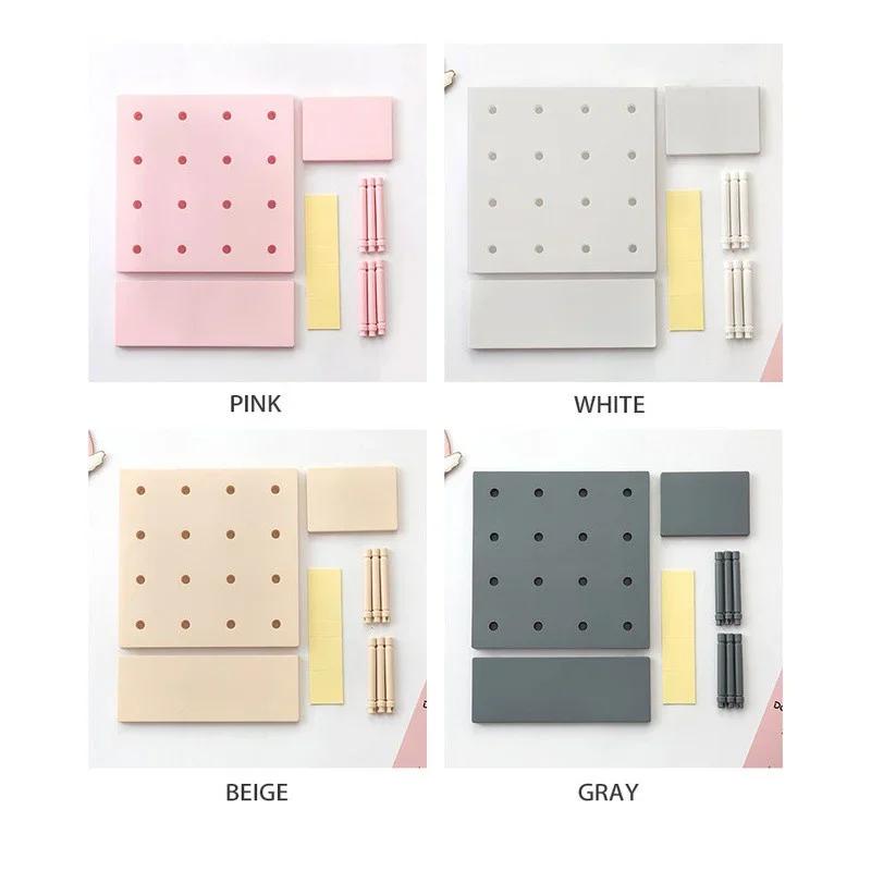 Deliksiz Pegboard Sergileme Standı Duvar Düzenleyici Saklama Panosu Oturma Odası Mutfak Yatak Odası Duvara Asılı Dekorasyon Duvar Rafı