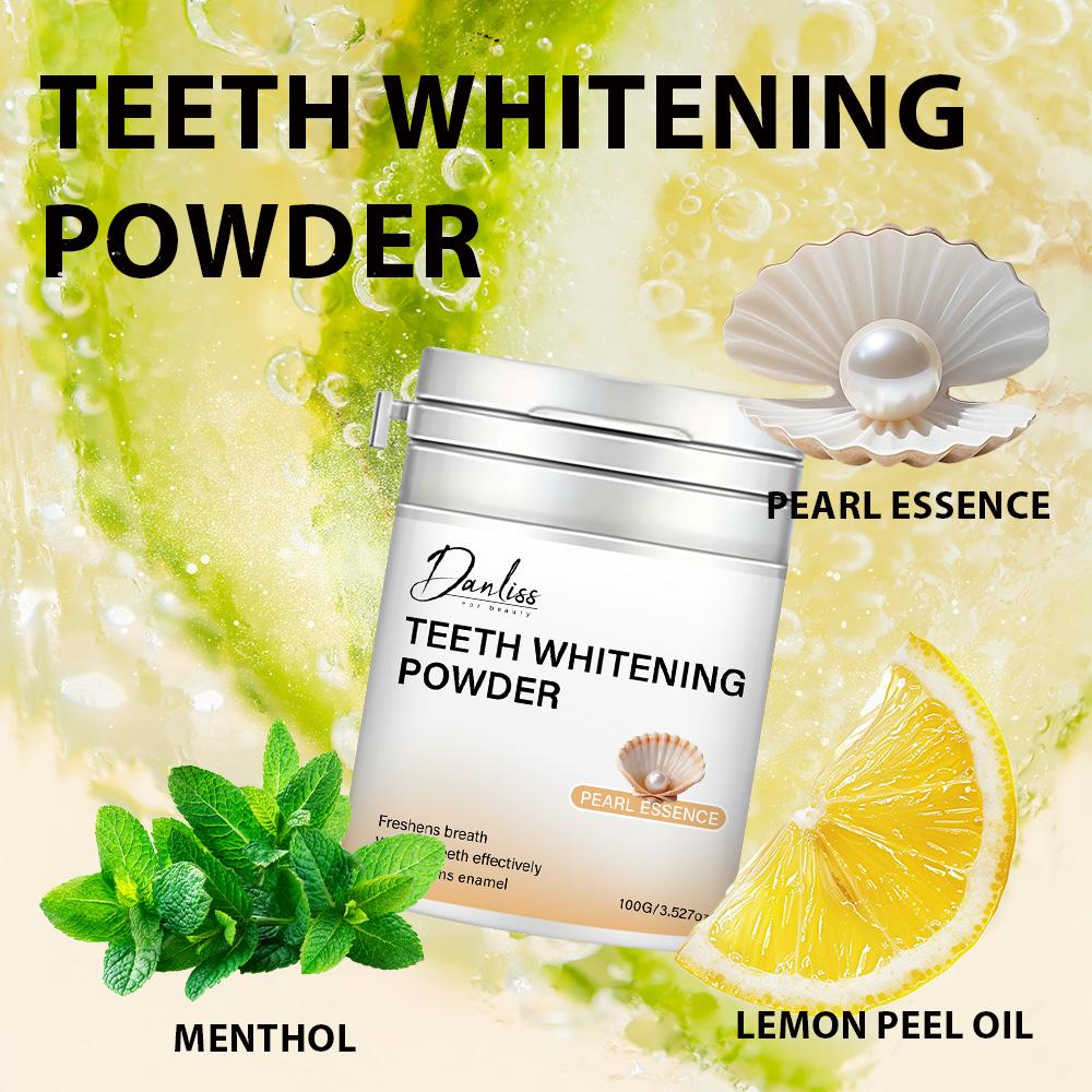 Teeth Whitening Powder-Clean Teeth And Freshen Breath-Strengthens Enamel-100g