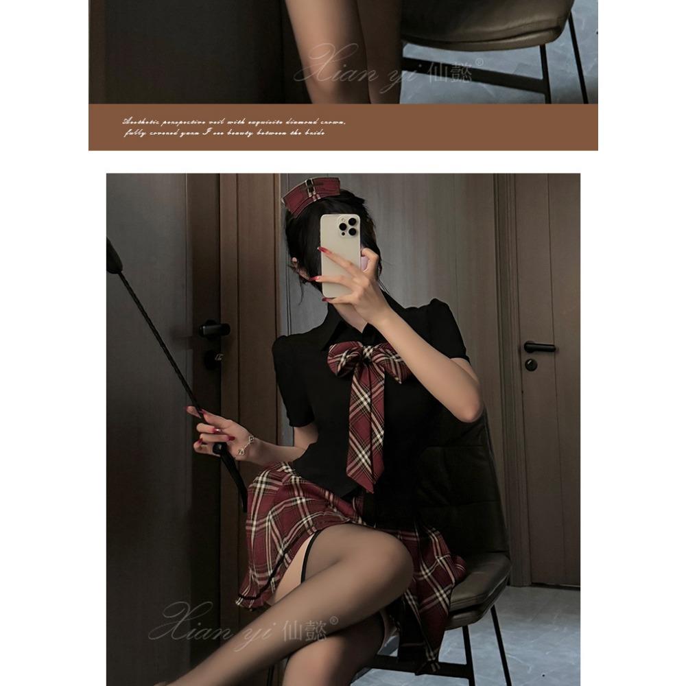 Xianyi Erotic Underwear Pure Lust Tight Seduction Student Clothing Nightclub Spice Style Passion Sexy Uniform Set 569