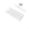 Acrylic Flower Vase Rectangular Bud Plant Holder Modern Floral Vases Decorative Art