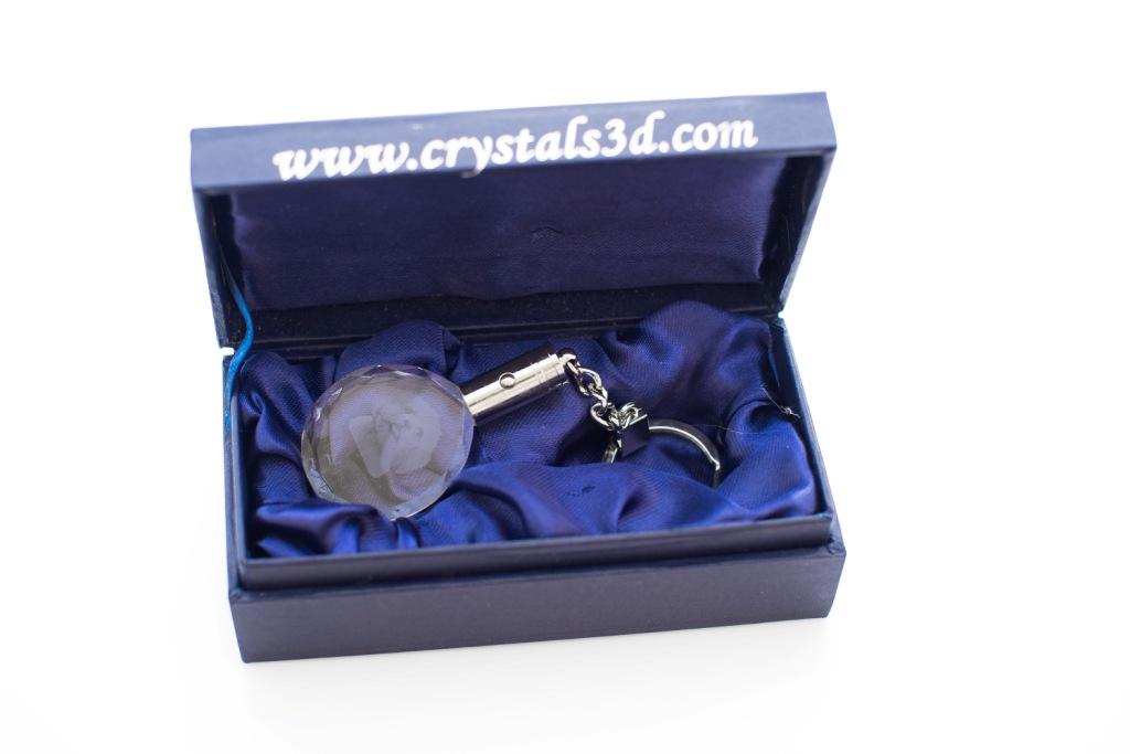 Lhasa Apso - Pendant with a Photo of a Dog, Crystal Key Ring In a Gift Box, a Unique Gift by Art-Dog