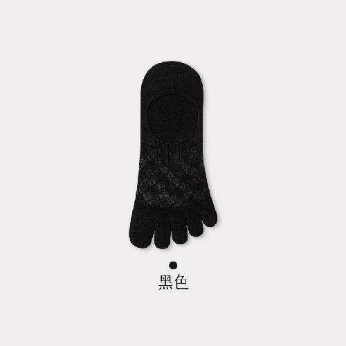Five Finger Sock Slippers Hollow Out Mesh Breathable Low Cut Socks Men Male Silicone Non-slip Summer Invisible No Show Socks Sox