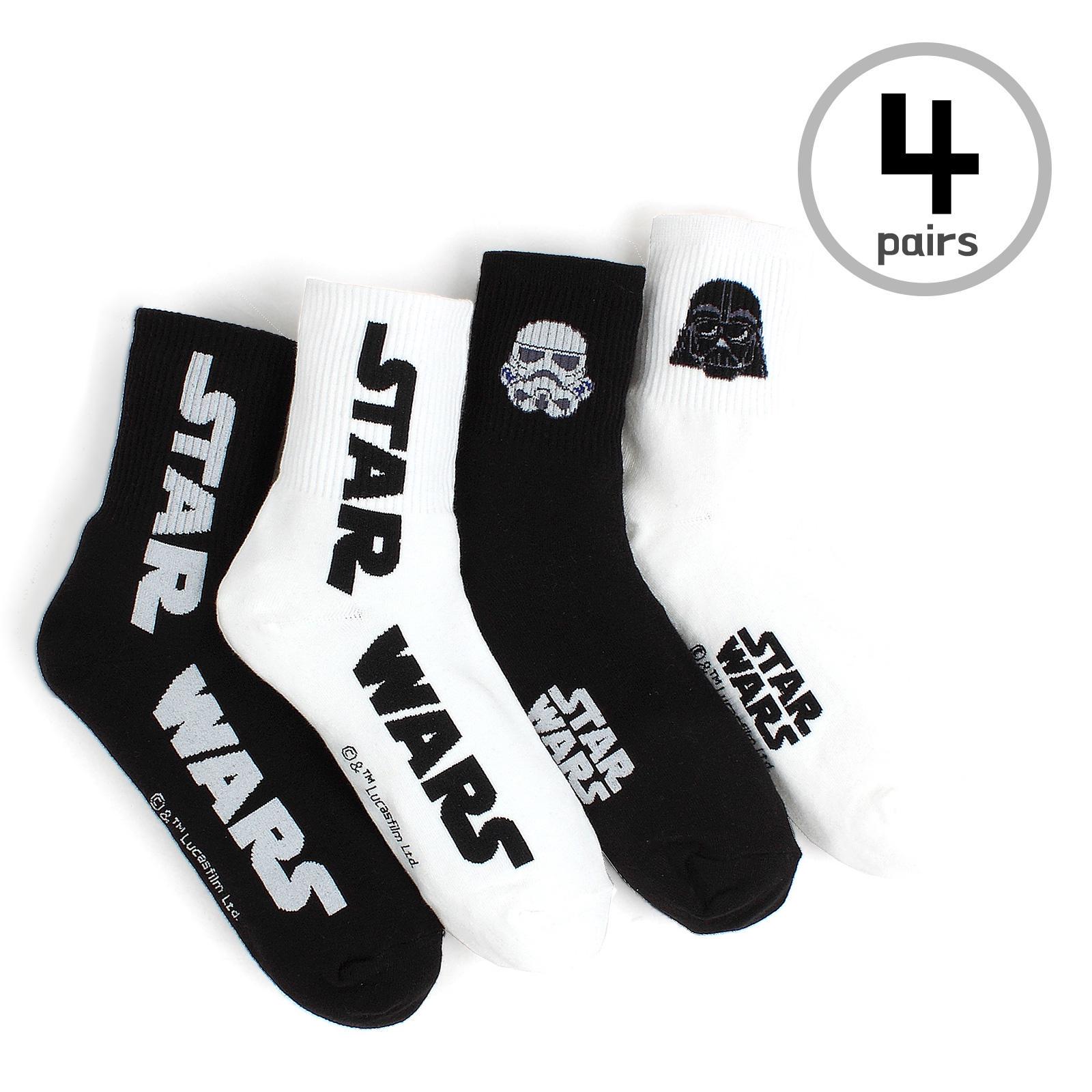 

(4 пары) носки из звездных войн для женщин и мальчиков, модные носки SW14