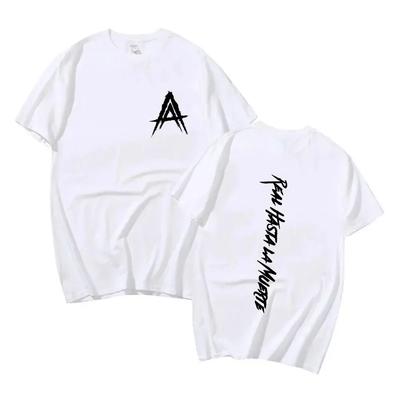 Men Women Cool Rapper Anuel AA T Shirt Overd Cotton Hip Hop Short Sleeve Graphic T-Shirt Streetwear Tee Trend Clothes Tops#Color(3)