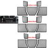 5pcs Mesh Grille Guards For Front Bumper Grille Lower Center Decorative Frame For BMW G87 M2 2023-2025 For Radiator Cooling Part
