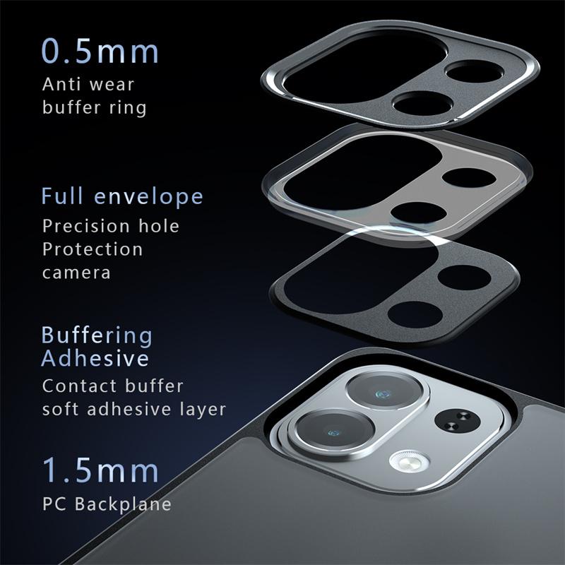 For oppo K13 5G Case oppo K13 5G Cover Bumper Luxury Matte PC + TPU Shockproof Anti-Fingerprint Protective Cover For oppo K13 5G