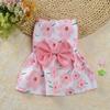 Pet Dog Dress with Printed Knot, Cute Chihuahua Princess Skirts, Pet Dress for Small and Medium Dogs, Dog Wedding Dresses, York Clothes