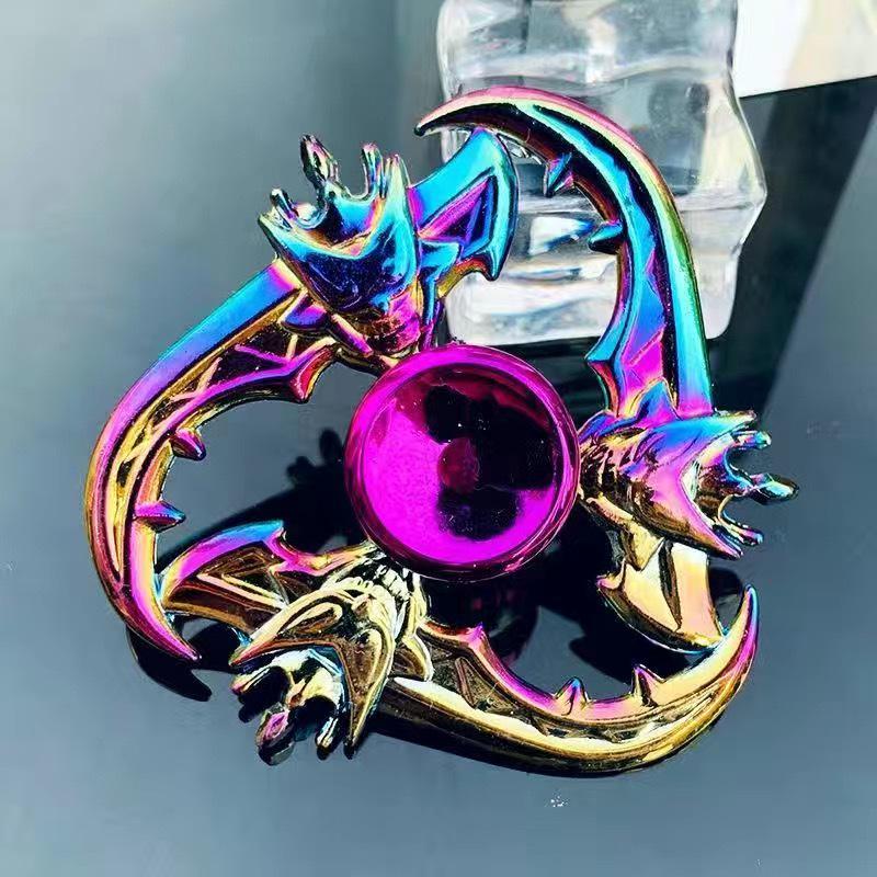 Hundred Styles Alloy Finger Spinner: Cool Decompression Toy for Kids and Students
