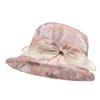 Women's Bow Fisherman Hat Mother Hat Summer Breathable Travel Sun Hat Basin Hat