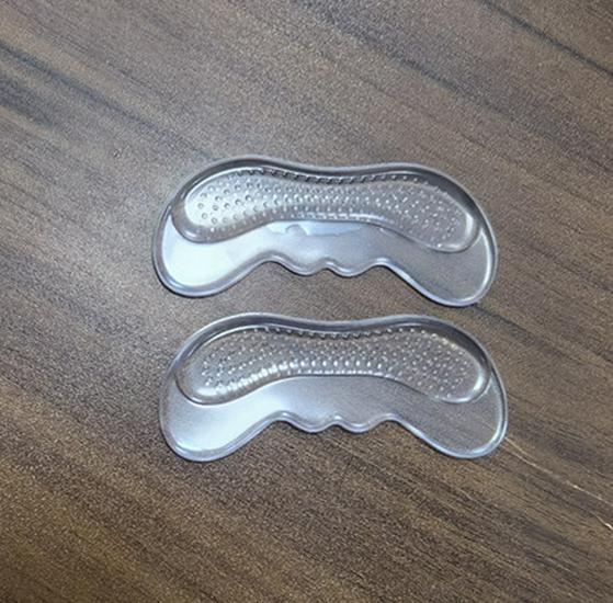 Women's Silicone Anti-Wear Heel Stickers: Thickened Half Insole to Adjust Shoe Size for Loose High Heels