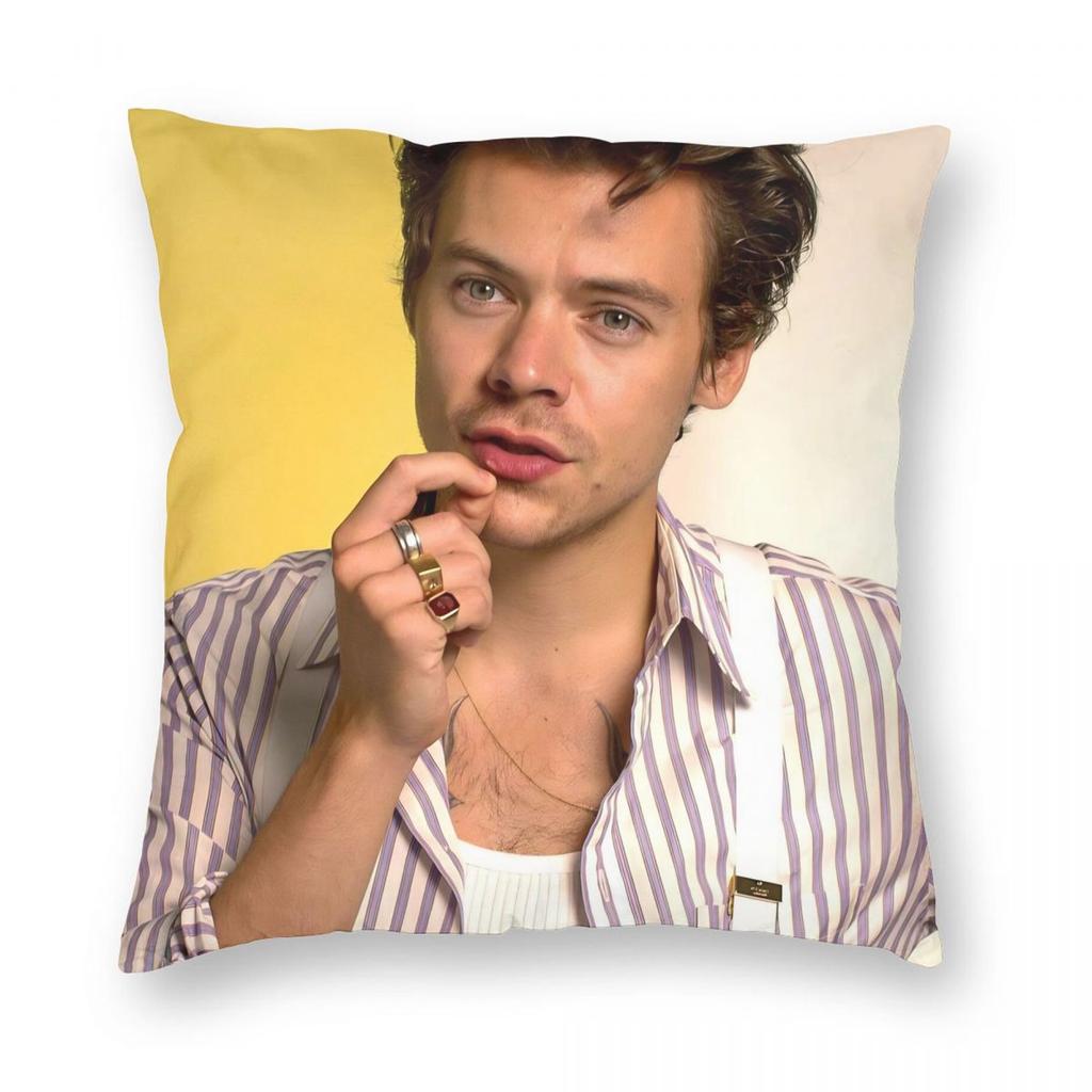 Federa Stampa Harrys Styles Poliestere Copricuscino Decorativo Copertura Cuscino Casa Dropshipping 40*40cm