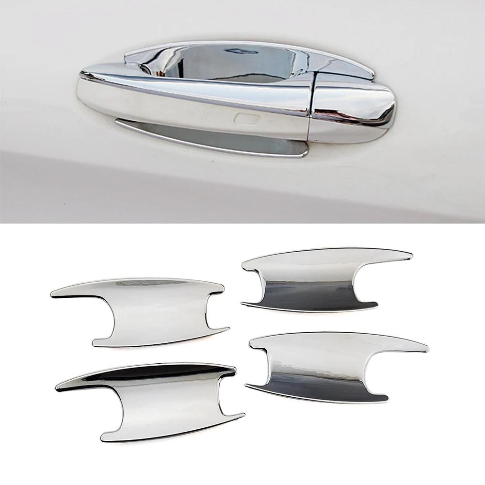 For Mercedes Benz A C E GLC Class W177 W213 W205 X253 Carbon Fiber Color Exterior Accessory Door Handle Cover Modify Frame Trim