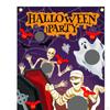 Halloween-Themen-Wurfspiel-Banner-Set Familienparty-Zubehör Wiederverwendbar Camping, 31,5x55 Zoll