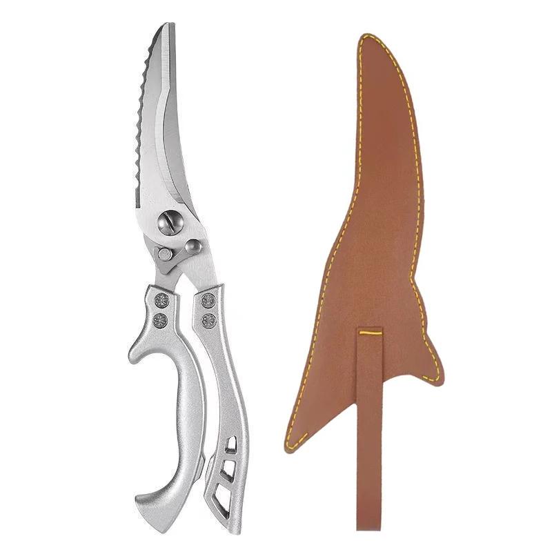 Kitchen Scissors Heavy Duty Meat Fruit Boning Fishing Hunting Camping Professional Stainless Steel Chicken Bone Kitchen Shears