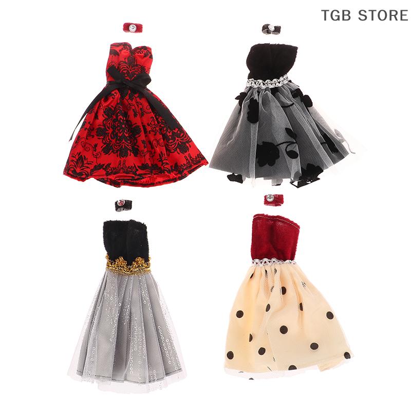 Doll Clothes For 11.5inch Doll Fashion Dress Banquet Party Beautiful Dress Doll Accessories