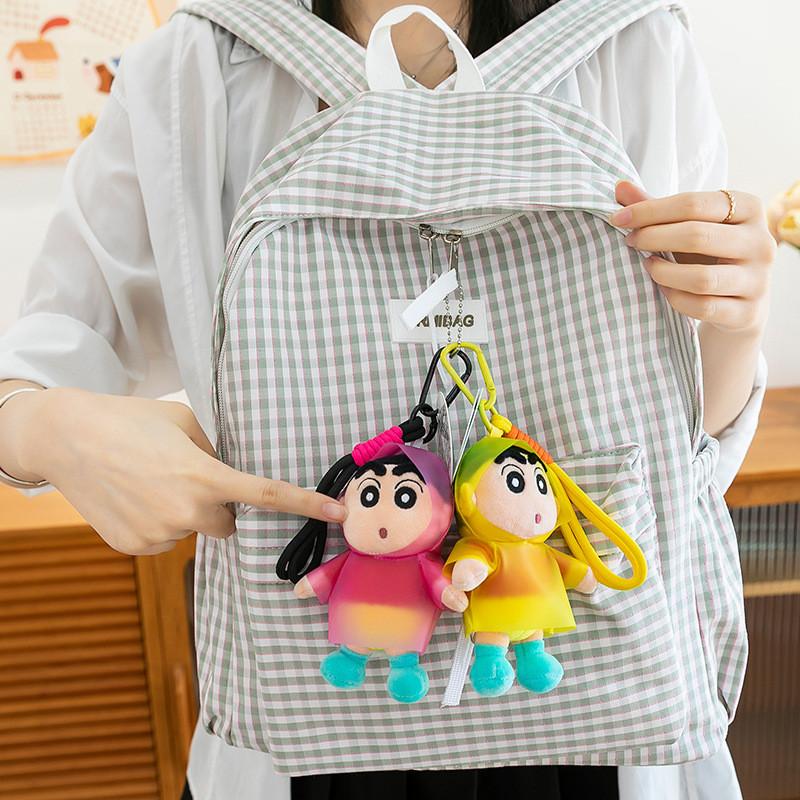 Crayon Shinchan Keychain Plush Toy For Backpack Decoration Collectible Gift