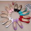 Casual Flats voor Vrouwen Slip-On Puntige Gesloten Teen Balletschoenen Casual PU Platte Schoenen voor Vrouwen Comfortabel Werk Dressy Flats Lichtgewicht Wandelschoenen