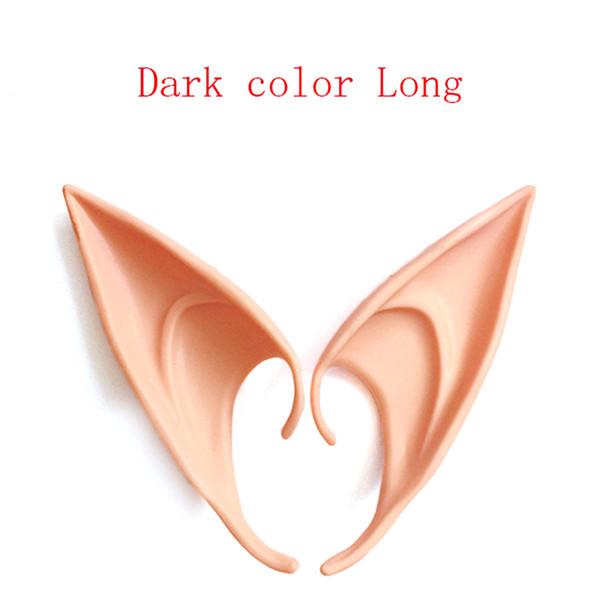 1Pair Christmas Angel Dress Up Elf Ears Fairy Cosplay Accessories Halloween Festive Party Latex Soft Harmless False Ears Props
