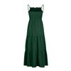 Strapless Dress For Women Color Summer Beach Boho Smocked Tube Top Straps Swing Dress